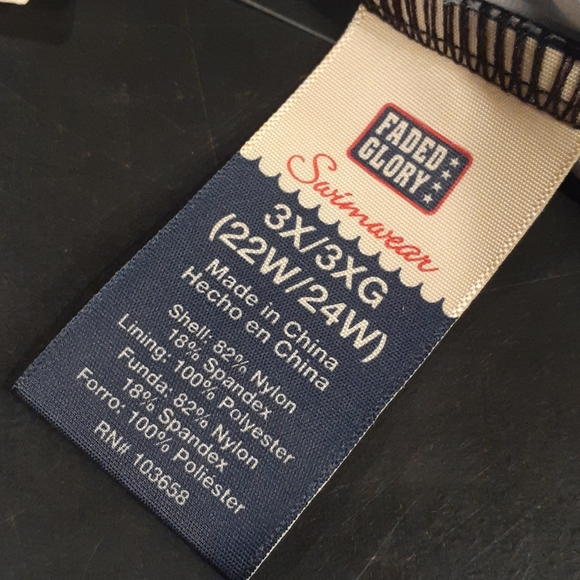 NWT  TANKINI TOP/SWIM TOP 3X  22W/24W NWT - Picture 8 of 11